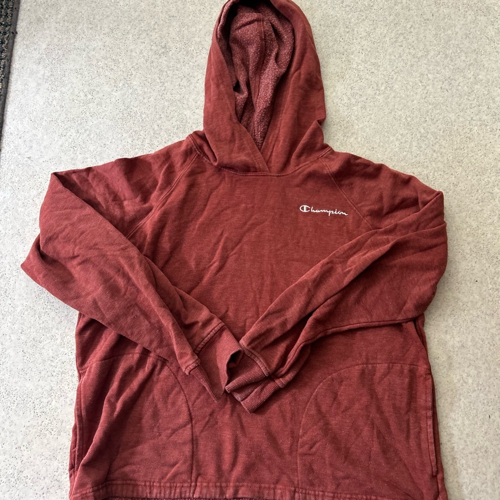 Champion Women’s Large Rust Orange Hoodie
